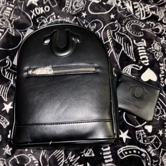Cute True Religion Mini Backpack 2 piece set!! New with Tags - Picture 1 of 8